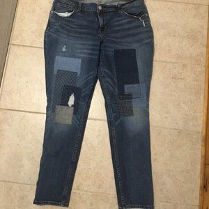 OldNavy Patchwork Blue Jeans